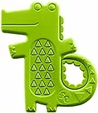 Mattel Fisher-Price DYF93 - Krokodil-Beißring, Rasseln/Beissringe
