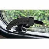 3D-Druck Camper Fenstersicherungen in Schwarz/Einbruchschutz/Verriegelung für Dometic Seitz Fenstergriff/Fensterhebel Wohnmobil- und Wohnwagenfenster (Typ 5, 2er Set Links)