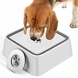 HAPPY HACHI Wassernapf Anti Schlabber mit Karbonfilter, Slow Wassertrinker fur Hund mit rutschfest, Auslaufsicher Haustiernapf fur Innen