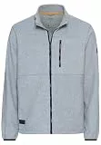 camel active Herren Fleecejacke mit Brusttasche Steingrau, Menswear-XL