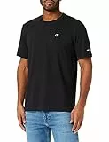Champion Herren Legacy Basics-S-s Crewneck T-Shirt, Schwarz, Medium