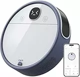 OKP Staubsauger Roboter, APP Steuerung, Saugleistung 3000 Pa, Laufzeit 150 Min, WLAN Roboterstaubsauger, Saugroboter Optimiert für Teppich Tierhaare Hartböden, Robot Vacuum Cleaner mit Ladestation
