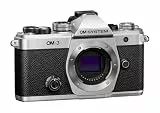 OM SYSTEM OM-3 Micro Four Thirds Systemkamera – 20MP Stacked Sensor, 5-Achsen-Bildstabilisierung, kompakt, wetterfest, TruePic X-Prozessor, AI Autofokus, 4K Video