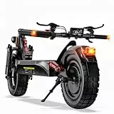 E Scooter mit Straßenzulassung,10 Zoll Elektroroller mit 12,5AH Batterie Max 70km Reichweite,Duales Bremssystem Und Doppelte Stoßdämpfung, E Roller für Erwachsene Pendeln und Geländefahrten