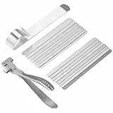 joyibay Armband-Metall-Biege-Set, enthält 16 Aluminium-Armband-Rohlinge und Biegewerkzeug und Zange, Schmuck-Metallherstellungs-Set, DIY-Armband-Zubehör