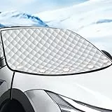 Frontscheibenabdeckung Winter mit Magnet Schneeschutz Eisschutz, Magnetisch mit Tragbarer Tasche, Geeignet für die Meisten Fahrzeuge