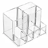 Gfrenxxyjz Make-Up Organizer, multifunktional, Acryl transparent, Makeup I Kosmetik I Schmuck I Schminke I Accessoires I Bad I Kosmetik Organizer I Badezimmer Organizer (Rechteckig)