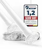 MEISENBERG Gardinenstange ohne Bohren - Weiß, Ø 25 mm - Teleskopstange Vorhang - Duschstange zum Klemmen - Klemmstange für Fenster, Raumteiler und Küche (70-120cm)