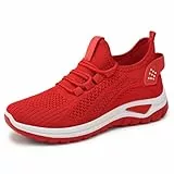 Generisch Laufschuhe Damen Sportschuhe Luftpolster Turnschuhe rutschfeste Straßenlaufschuhe Sneaker Joggingschuhe Walkingschuhe Fitness Schuhe,Mädchen Sportschuhe,Geburtstag/Jahrestag