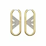 Emporio Armani Creolen-Ohrringe für Damen Metall goldfarben, EGS3048710