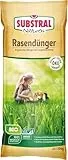 SUBSTRAL Naturen Bio Rasendünger, 20kg, organischer Volldünger, 3 Monate Langzeitwirkung, alle Rasenarten, bis 500 m²