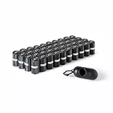Amazon Basics Hundekotbeutel mit Spender und Leinenclip, Unparfümiert, 600 Beutel (40 Packungen mit je 15 Beuteln), Schwarz