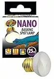 Zoo Med 25 W Nano Tageswärmelampe, Weißglühend, 250 Lumen, 1 Stück