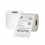 Thermo-Versandetiketten 4x6 Zoll (100x150 mm) – 2 Rollen à 350 Etiketten, BPA-frei, selbstklebend, kompatibel mit MUNBYN, Phomemo, Polono – Für DHL UPS DPD Versandetikettendrucker