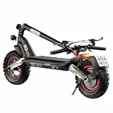E Scooter mit Straßenzulassung 10 Zoll Offroad-Reifen 500W Motor | MAX 80Km Reichweite | Bequeme Dämpfung & Blinker (EMark) | App-Steuerung E Roller für Erwachsene