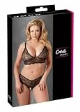 Cottelli Collection Plus X-Large Schwarz/Rot BH und String