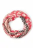 Street One Gemusterter Loop-Schal striking coral A