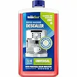 WoldoClean 2in1 Entkalker für Kaffeevollautomaten mit Farbindikator 750ml - Flüssigentkalker Universal für Kaffeemaschine, Siebträger & Wasserkocher, 6 Anwendungen