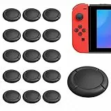 16 Stück Ersatzkappen für Nintendo Switch Controller, Silikon Joystick Kappen für Switch/Lite/OLED, Thumbsticks Protege Schutzzubehör, 3D Grips Caps für Joy Con