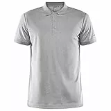 Craft Herren Core Unify Poloshirt Polohemd, grau, M