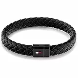 Tommy Hilfiger Jewelry Armband für Herren aus Leder - Erhältlich aus Schwarz oder Braun