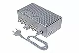 Kathrein VOS 32/F Hausanschluss-Verstärker (26/32 dB, 47-862 MHz, Prüfbuchse, regelbar, für Kabelfernsehen)