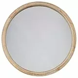 ATMOSPHERA CREATEUR D'INTERIEUR Espejo Redondo Color Natural DIAM.50 cm, Multicolor, L. 52 x l. 5 x H. 52 cm