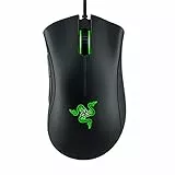 Razer DeathAdder Essential (2021) - Kabelgebundene Gaming-Maus mit Optischem Sensor mit 6400 DPI (5 programmierbare Tasten, Ergonomischer Formfaktor, 10 Millionen Klicks Lebensdauer) Schwarz