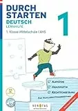 Durchstarten - Deutsch - Mittelschule/AHS - 1. Klasse: Lernhilfe - Übungsbuch mit Lösungen