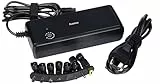 Hama Notebook Netzteil 12 V, 14 V, 15 V, 16 V, 18 V, 18.5 V, 19 V, 19.5 V, 20 V, 21 V, 22 V, 90W (Universalnetzteil für Laptop und Tablet, 8 Stecker für gängige Modelle, zusätzlicher USB Port, 4A)
