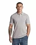 G-Star Herren Dunda Slim Stripe Poloshirt, Grau (Grey Alloy D17127-5864-G276), L