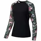 Bassdash Damen Rash Guard UPF 50+ UV Sonnenschutz T-Shirt Langarm Angeln Wandern Performance Shirts