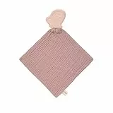 LÄSSIG Tröster Tuch mit Beißring aus Naturkautschuk und Bio-Baumwolle/Teether Comforter Butterfly