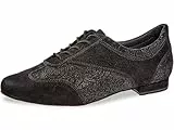 Diamant TANZSCHUHMANUFAKTUR Damen 183-005-547 Tanzschuh, Schwarz Glitzer, 35 1/3 EU