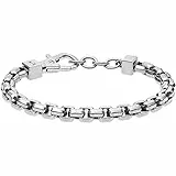 Armani Exchange Herrenarmband aus Edelstahl mit Karabiner-Verschluss
