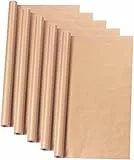 Herlitz 11387248 Packpapierrolle, 10 m x 1 m, braun (10 x 1 m / 5er Pack)