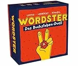 WORDSTER - Das Buchstaben-Duell - Lustiges Spiel für Erwachsene und Jugendliche - Stadt Land Fluss Kartenspiel für 2 bis 8 Personen ab 10 Jahre - Witziges Gesellschaftsspiel Familienspiel Partyspiel
