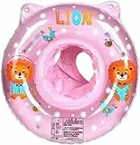 Baby Schwimmring, Baby Schwimmen Ring,Babyschwimmsitz,Schwimmender Babyschwimmring für Kleinkind 6 Monate bis 48 Monat (rosa).