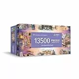 Trefl Prime - Puzzle UFT: Cities Beyond The Clouds - 13500-13500 Teile, Großes Puzzle mit Berühmten Denkmalen, Collage, Dickster Karton, Bio, EKO, Unterhaltung für Erwachsene und Kinder ab 12 Jahren