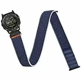 22mm Sport Bizepsband für Garmin Feinx 6 Pro/6/7/7 Pro/5/5 Plus Armband,Nylon Arm/Knöchelband für Forerunner 935/945/955/965/745,für Instinct/2/Approach S60/S70-47mm, Descent G1/Epix 2/Epix Pro 47mm