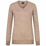 Giesswein Merino Pullover Damen Light V Neck - 100% feinste Merino Lammwolle, Strickpullover Damen elegant, dünne Wollpullover Damen Herbst & Winter