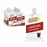 Dextro Energy Liquid Gel Cola - 18x60ml (18er Pack) - High Carb Energy Gel mit schnell verfügbaren Kohlenhydraten für Ausdauersport