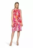 Betty Barclay Damen Plisseekleid ohne Arm 40, Red/Pink