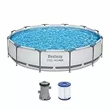 Bestway Steel Pro Max™ Frame Pool-Set, rund, mit Filterpumpe 366 x 76 cm