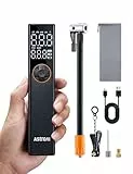 AstroAI Fahrradpumpe Elektrische Luftpumpe, 150PSI Mini Tragbare Akku Fahrradpumpe alle ventile, Hochspannungsmotor Speziell für Fahrrad, Wiederaufladbare für Stadtrad, Rennrad, Mountainbike, Orange