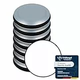 VABNEER Möbelgleiter selbstklebend, 8 Stück PTFE Teflongleiter für schwere Möbel und Stühle, Runde Möbelschieber mit 50mm für Teppich, Laminat, Parkett & Fliesen