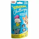HABA Stacking Challenge Animals – Das fesselnde Tier-Stapel-Duell mit 300 Levels, kompaktes Geschicklichkeitsspiel ab 6 Jahren, ideales Reisespiel & Mitbringsel für unterwegs – 2013867001