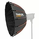 TARION Parabolisch Softbox Bowens Halterung: 90cm Parabolic Softbox Quick Release mit Diffusoren/Gitter/Tasche für Studio Fotografie Video COB Licht Live Streamen(90cm)