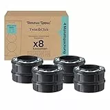 Tommee Tippee Twist & Click Advanced Windeleimer Original-Nachfüllkassetten, Exklusivpackung mit 8, je 10,5 Meter, einfaches, preiswertes Nachfüllen, 8 X 10,5 m