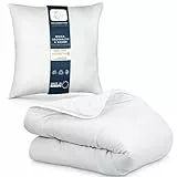 Moon Bettenset Ganzjahresdecke Steppbettdecke 135 x 200 cm Set inkl. Kopfkissen 80 x 80 cm 100% Polyester